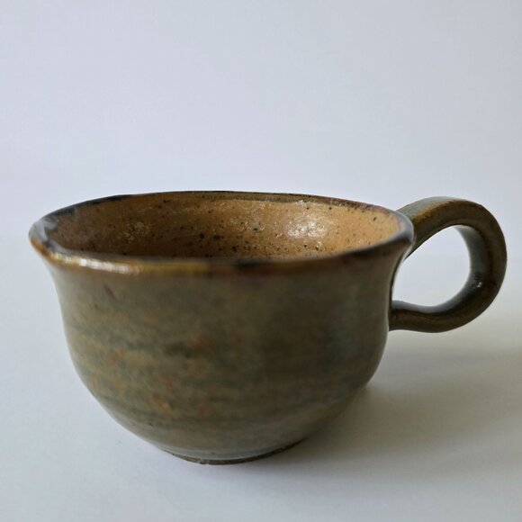 Handcrafted Heavy Ceramic Coffee Tea Mug Signed Goddard - Picture 1 of 16